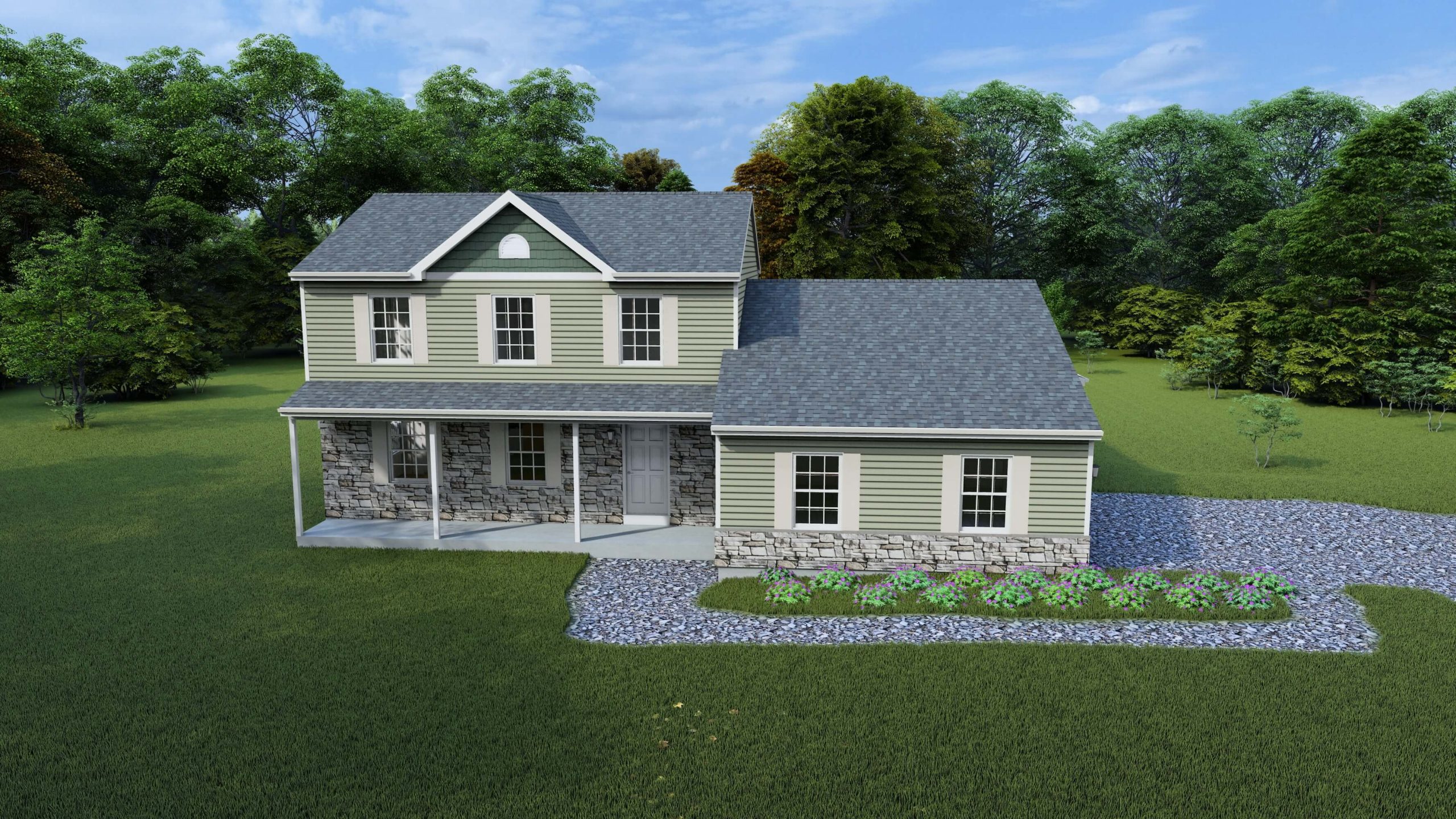 malvern custom plan rendered in 3d