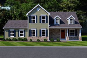 front view of the collington house