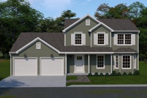 ellington front view of 3d render