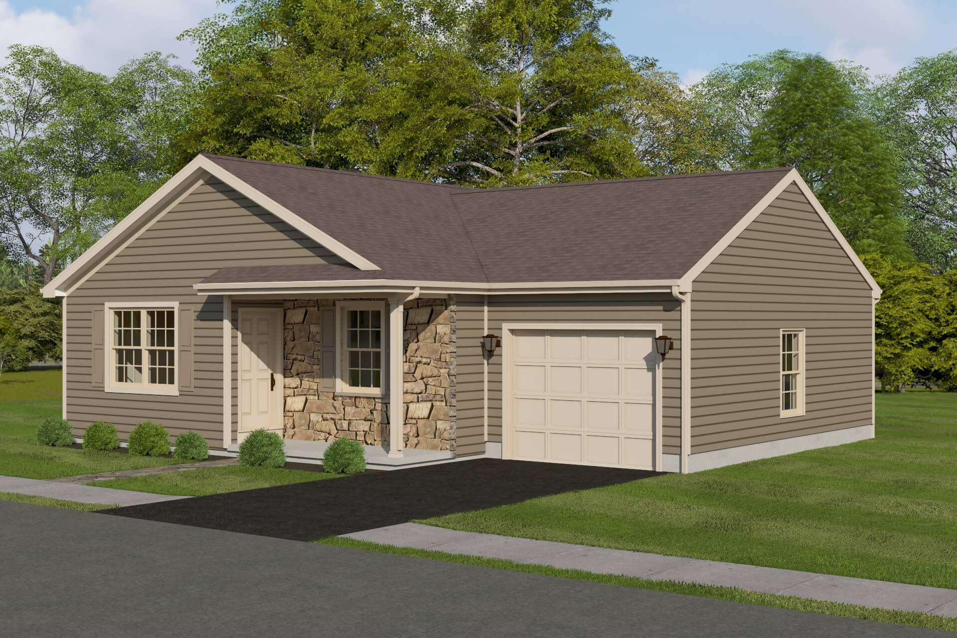 3d model of the oxford custom home